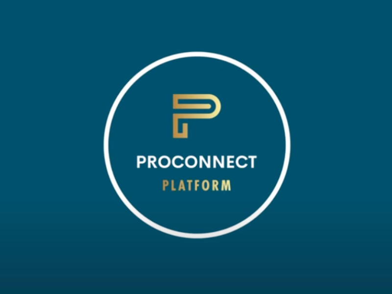 Logo for ProConnect, b2b.store's WhatsApp Business API platform