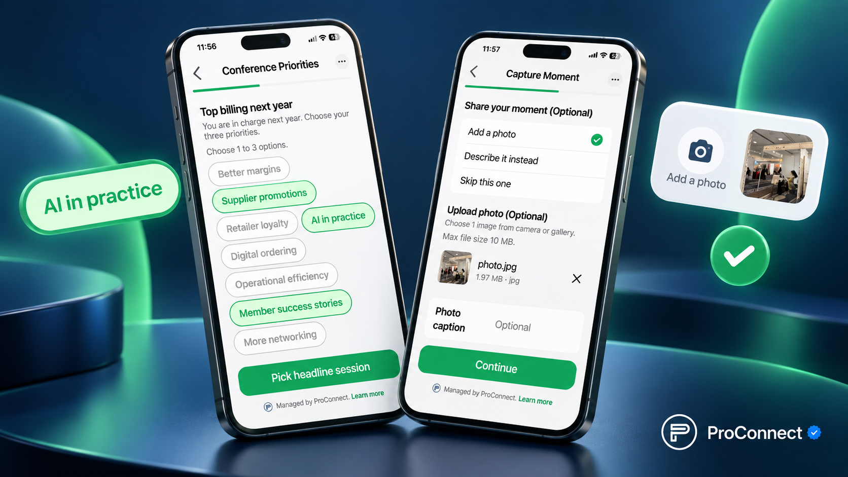 WhatsApp Flow survey built with ProConnect's AI Flow creator