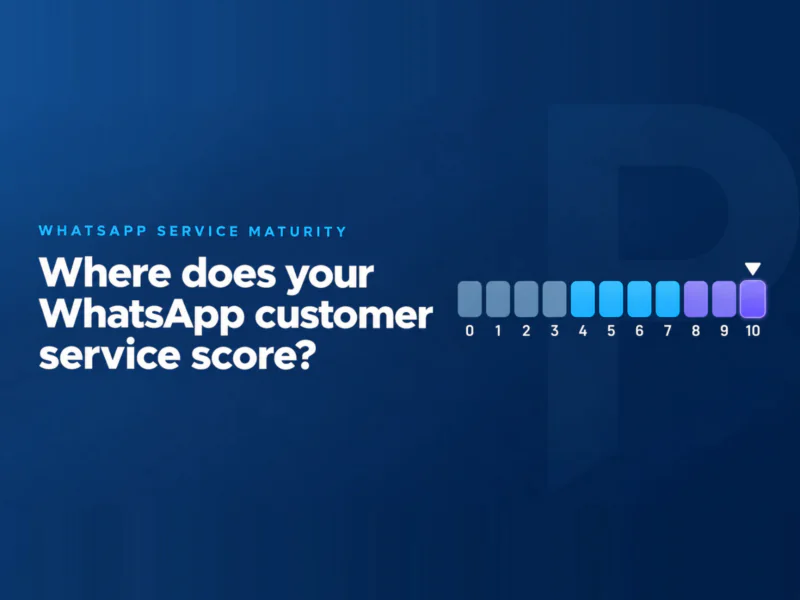 Where does your WhatsApp customer service score? A 0 to 10 scale